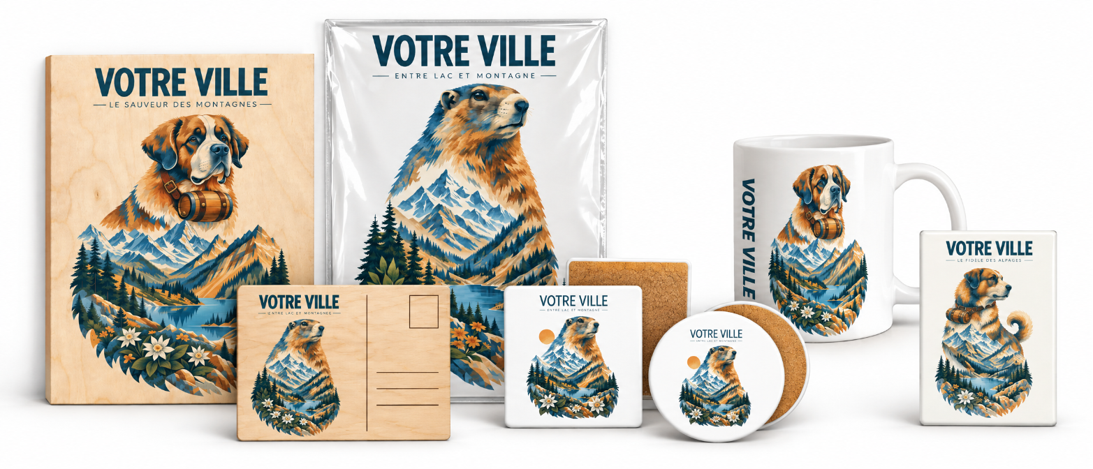 Les produits NATURA STRATA : affiches, mug, cartes, magnets et sous-verre