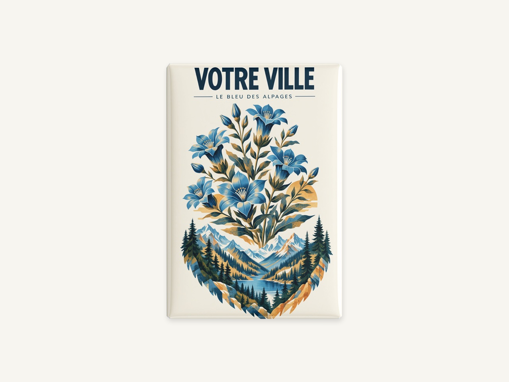 [NAT-STR-008_MAG-R] NATURA STRATA — Les fleurs bleues (Magnet rembordé)