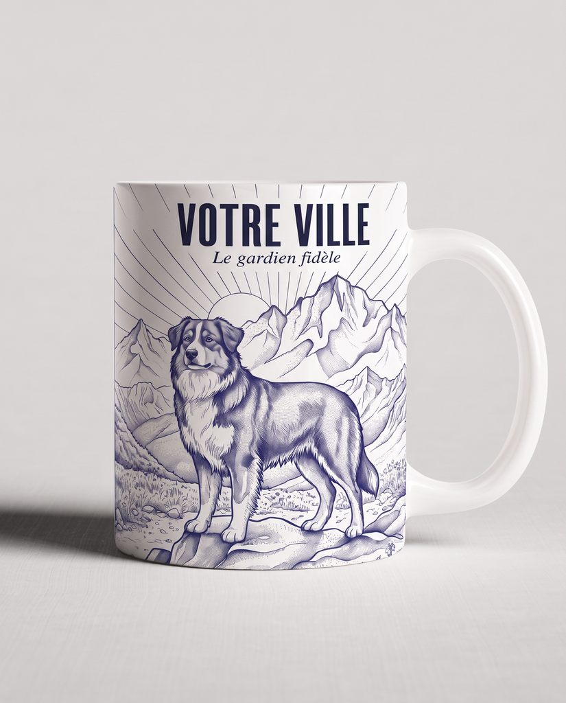 [NAT-ESQ-001_MUG-MAT] NATURA ESQUISSE — Le gardien fidèle (Mug mat)
