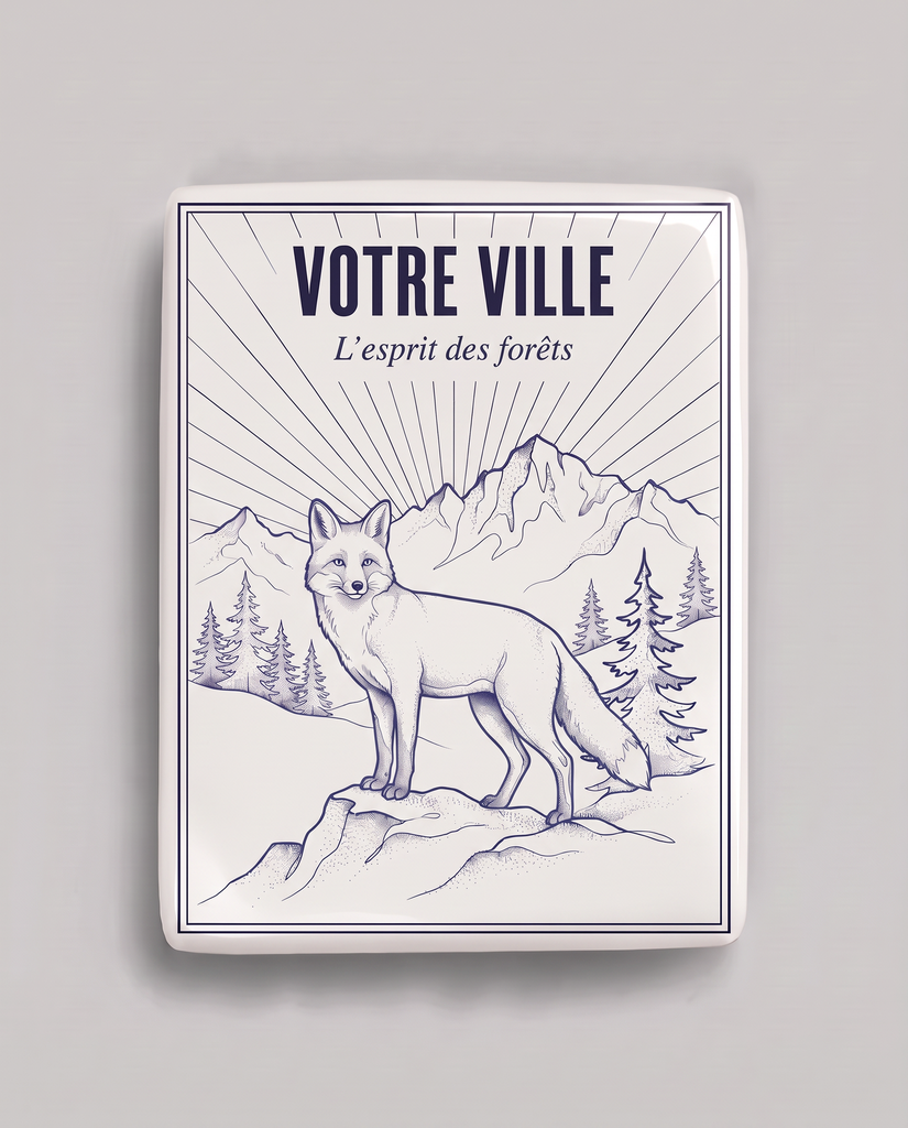 [NAT-ESQ-008_MAG-C] NATURA ESQUISSE — L’esprit des forêts (Magnet céramique)