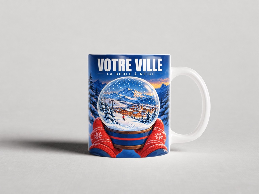 [ILL-GEN-001_MUG-MAT] ILLUSTRATA — La boule à neige (Mug mat)