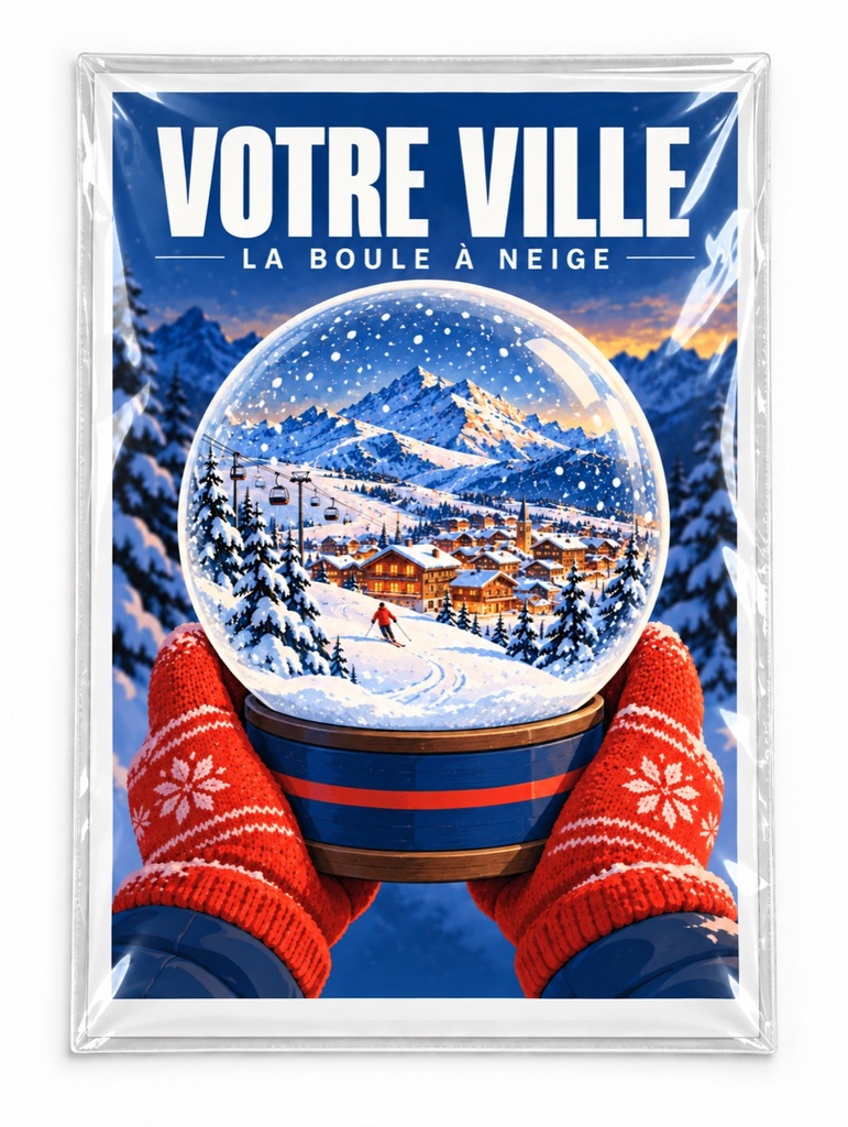 [ILL-GEN-001_AFF-A4] ILLUSTRATA — La boule à neige (Affiche papier A4)