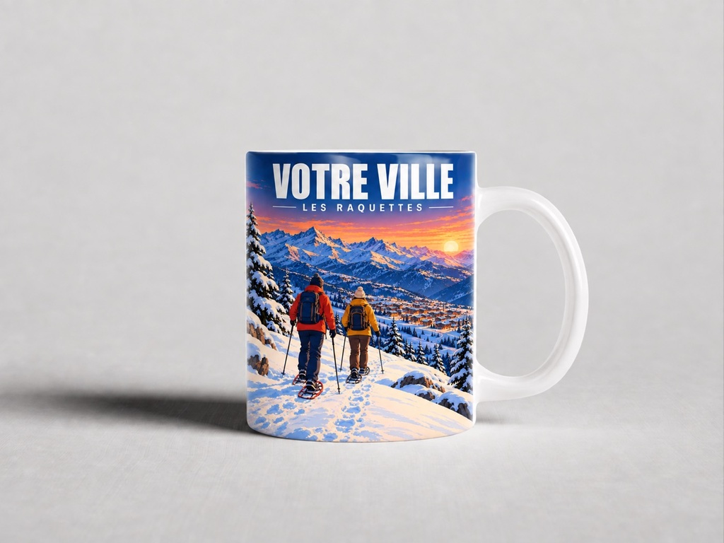[ILL-GEN-002_MUG-MAT] ILLUSTRATA — Les raquettes (Mug mat)