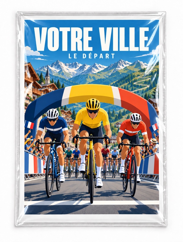 [ILL-GEN-009_AFF-A4] ILLUSTRATA — Le départ (Affiche papier A4)