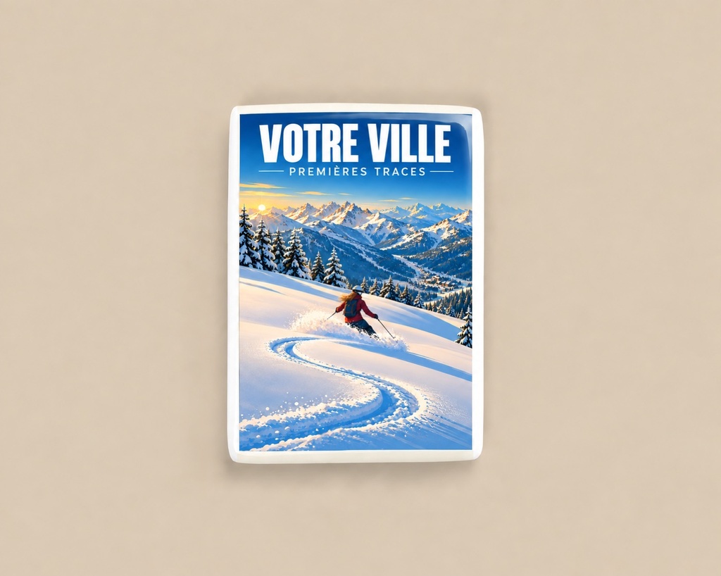 [ILL-GEN-010_MAG-C] ILLUSTRATA — Premières traces — poudreuse (Magnet céramique)