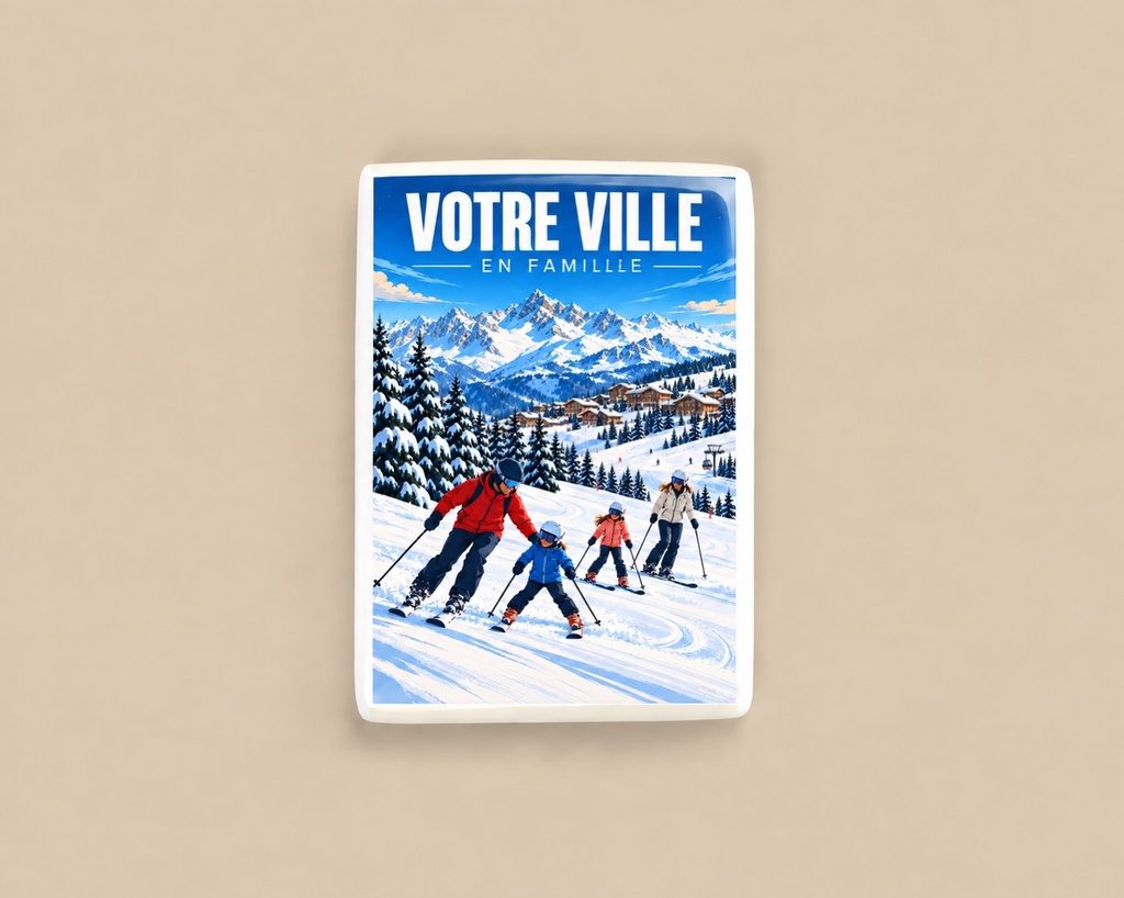 [ILL-GEN-015_MAG-C] ILLUSTRATA — En famille (Magnet céramique)