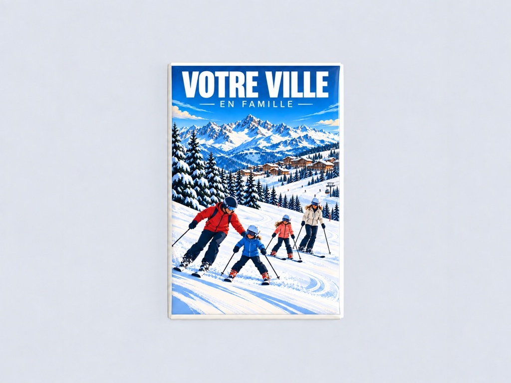 [ILL-GEN-015_MAG-R] ILLUSTRATA — En famille (Magnet rembordé)
