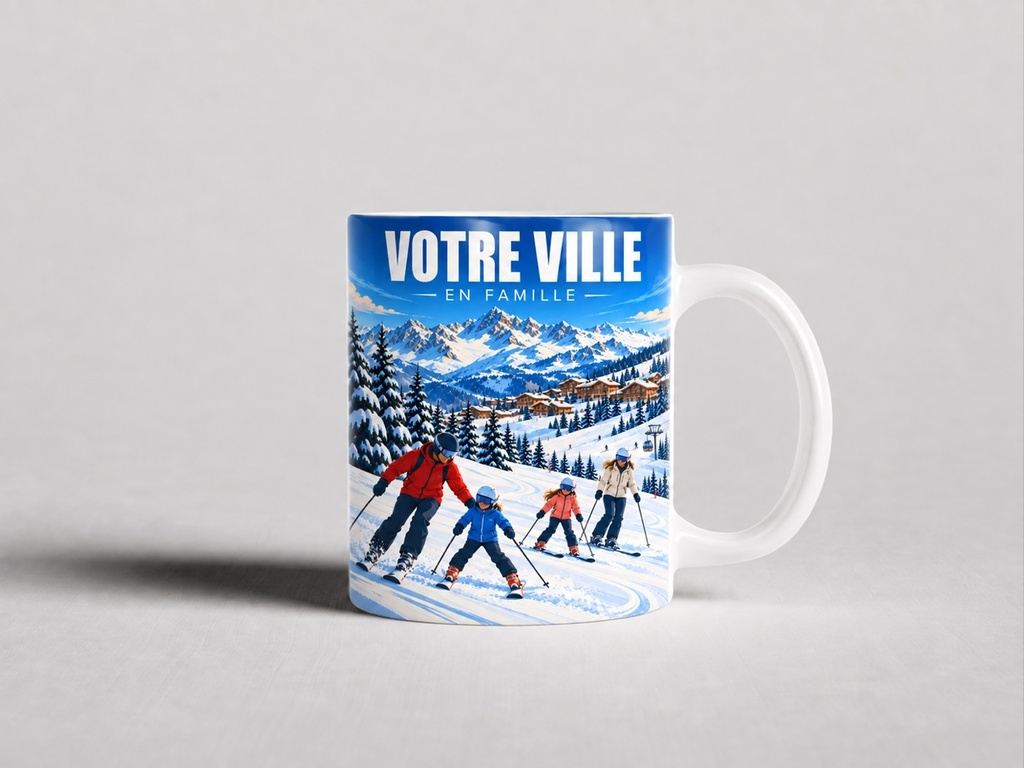 [ILL-GEN-015_MUG-MAT] ILLUSTRATA — En famille (Mug mat)