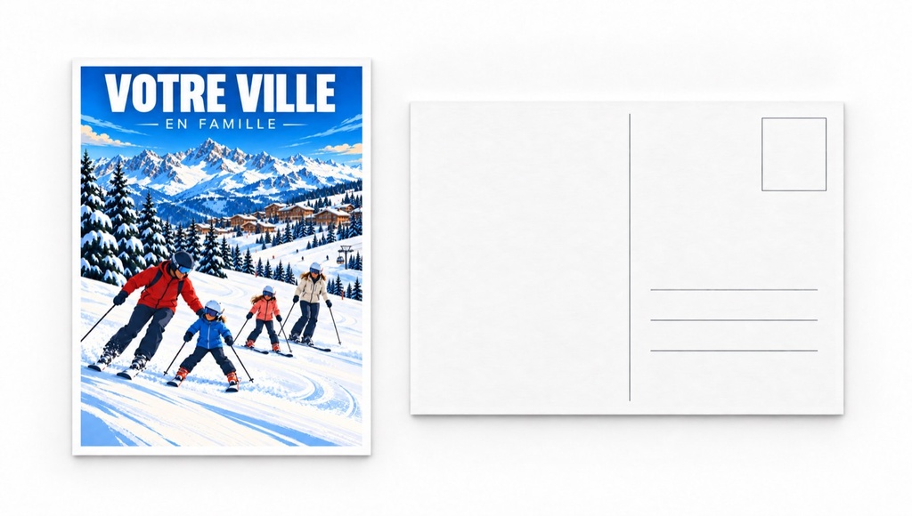 [ILL-GEN-015_CP] ILLUSTRATA — En famille (Carte postale papier)