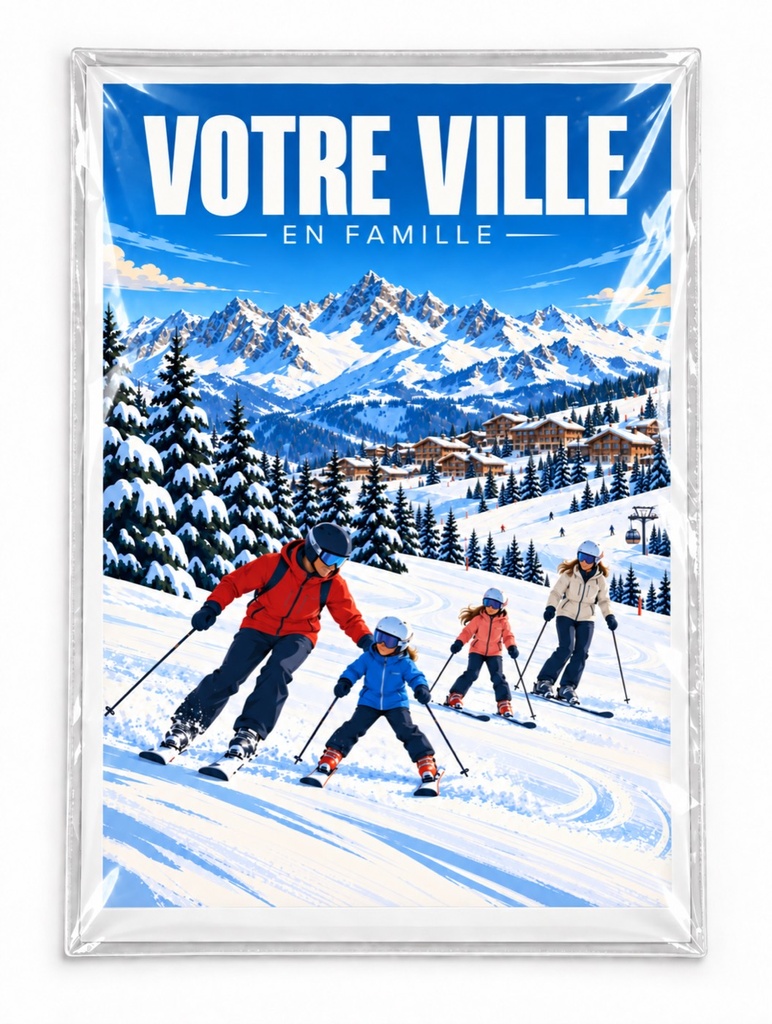 [ILL-GEN-015_AFF-A3] ILLUSTRATA — En famille (Affiche papier A3)